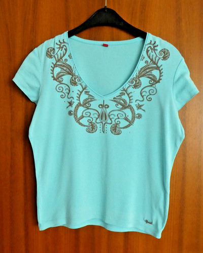 Shirt esprit hellblau türkis - esprit,
