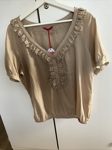 Esprit damen bluse hellbraun - damen,