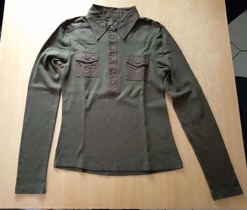 Langarm shirt khaki xs von - shirt,