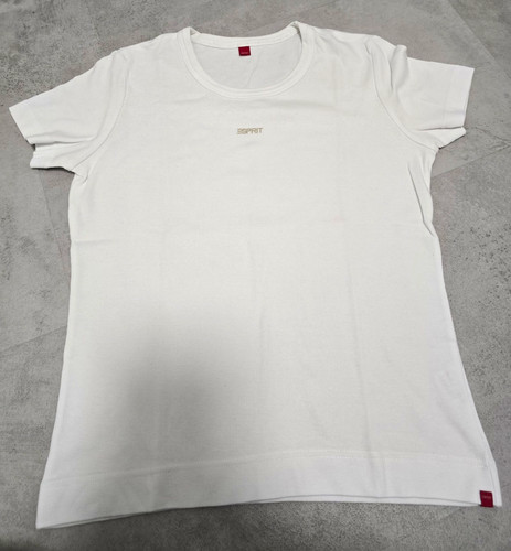 Esprit damen shirt weiß mit - damen,