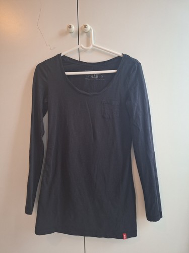 Schwarzes langarm shirt - schwarzes, langarm-shirt