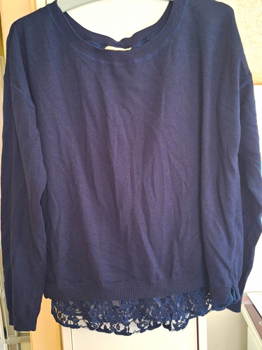 Esprit damen pullover blau - pullover,